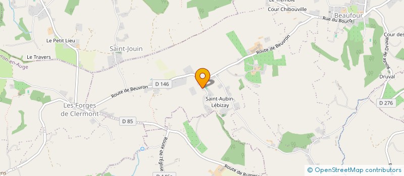 localisation de l'entreprise MONSIEUR DOMINIQUE THURET  BONNEBOSQ