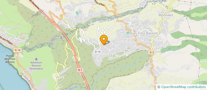 localisation de l'entreprise MONSIEUR DOMINIQUE TIBURCE à LES TROIS-BASSINS