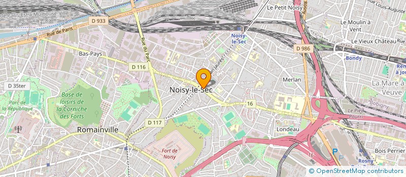localisation de l'entreprise MONSIEUR DOMINIQUE TIFEAU à NOISY-LE-SEC