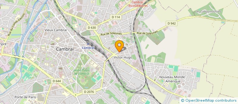 localisation de l'entreprise MONSIEUR DOMINIQUE TILMANT à CAMBRAI