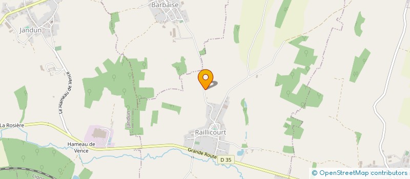 localisation de l'entreprise MONSIEUR DOMINIQUE TISSERANT  JANDUN