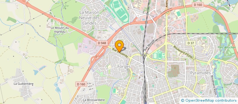 localisation de l'entreprise MONSIEUR DOMINIQUE TISSIER  LA ROCHE-SUR-YON