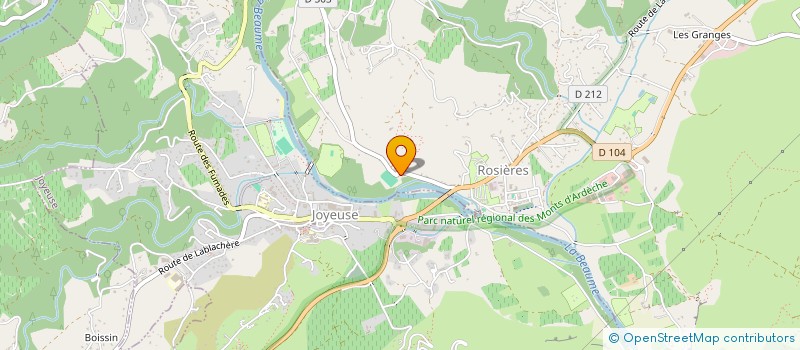 localisation de l'entreprise MONSIEUR DOMINIQUE TOBIA  ROSIERES