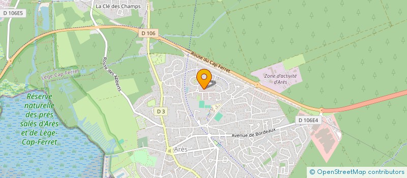 localisation de l'entreprise MONSIEUR DOMINIQUE TOMASSO  ARES