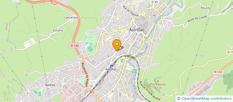localisation de l'entreprise MONSIEUR DOMINIQUE TOPOROWSKI à AURILLAC