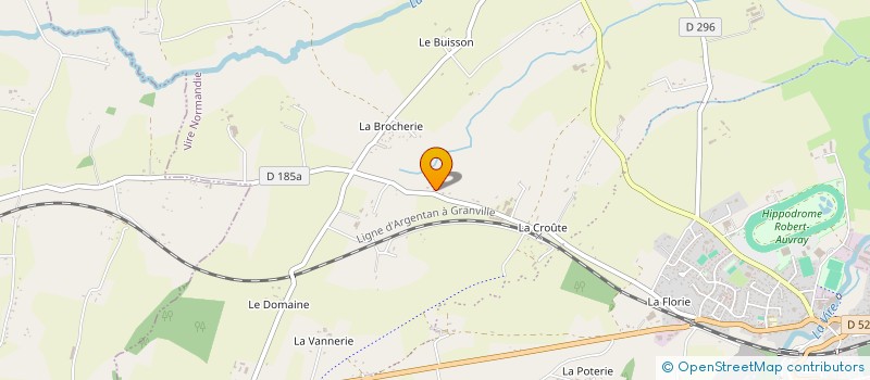 localisation de l'entreprise MONSIEUR DOMINIQUE TOULLIER à VIRE-NORMANDIE