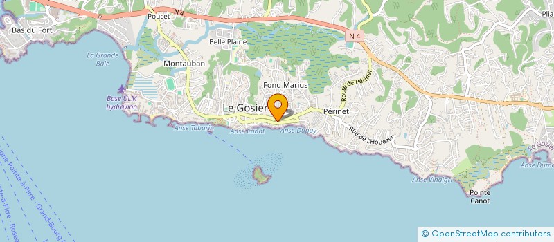 localisation de l'entreprise MONSIEUR DOMINIQUE TOUPET à LE GOSIER