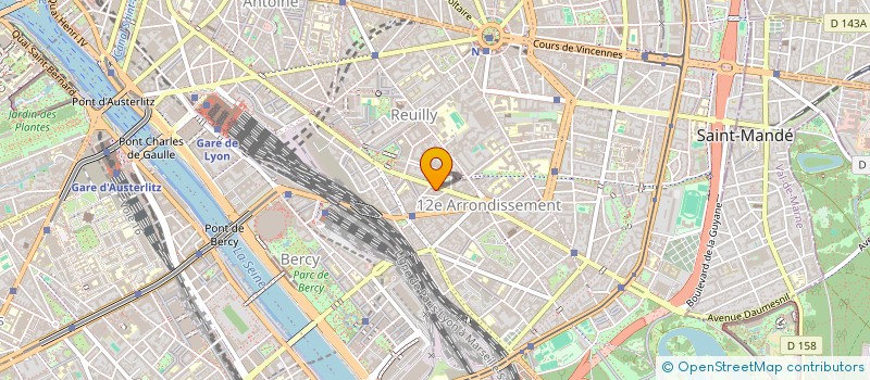 localisation de l'entreprise MONSIEUR DOMINIQUE TRAINEAU  PARIS