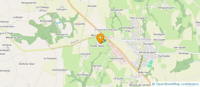 localisation de l'entreprise MONSIEUR DOMINIQUE TREBAUL  BRELES