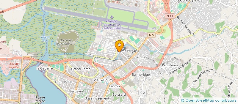 localisation de l'entreprise MONSIEUR DOMINIQUE TREBER à LES ABYMES