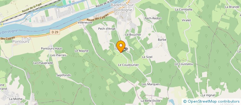localisation de l'entreprise MONSIEUR DOMINIQUE TRECHEL à SAINT-CAPRAISE-DE-LALINDE
