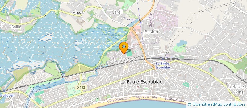 localisation de l'entreprise MONSIEUR DOMINIQUE TREMANT à LA BAULE-ESCOUBLAC