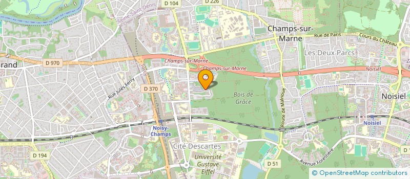 localisation de l'entreprise MONSIEUR DOMINIQUE TRIBOULIN  CHAMPS-SUR-MARNE