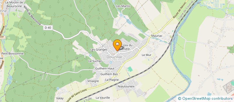 localisation de l'entreprise MONSIEUR DOMINIQUE TRIMOULET  DOUZILLAC