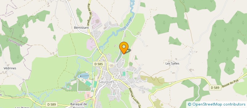 localisation de l'entreprise MONSIEUR DOMINIQUE TRINCAL  VENTEUGES