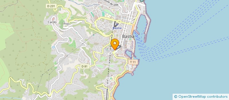 localisation de l'entreprise MONSIEUR DOMINIQUE TROJANI à BASTIA