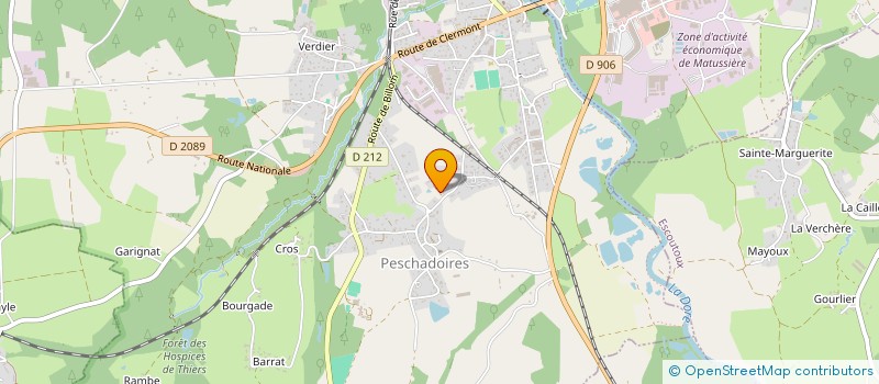 localisation de l'entreprise MONSIEUR DOMINIQUE TROUVE  PESCHADOIRES