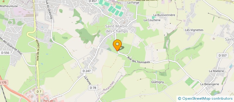 localisation de l'entreprise MONSIEUR DOMINIQUE TUFFIER à AVRANCHES