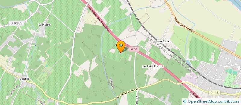 localisation de l'entreprise MONSIEUR DOMINIQUE TURTAUT  TOULENNE