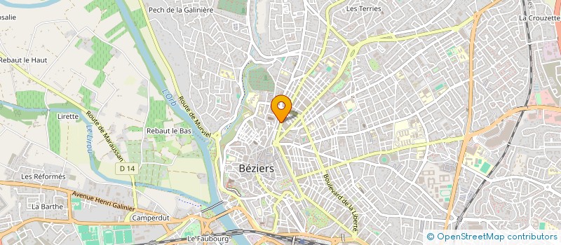 localisation de l'entreprise MONSIEUR DOMINIQUE USERO  BEZIERS