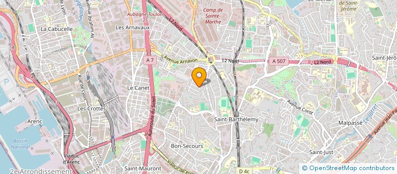 localisation de l'entreprise MONSIEUR DOMINIQUE VACCARO à MARSEILLE 14EME