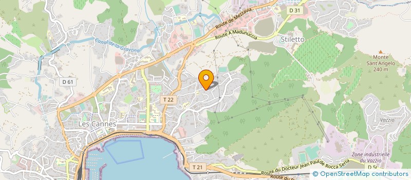 localisation de l'entreprise MONSIEUR DOMINIQUE VALKRE à AJACCIO