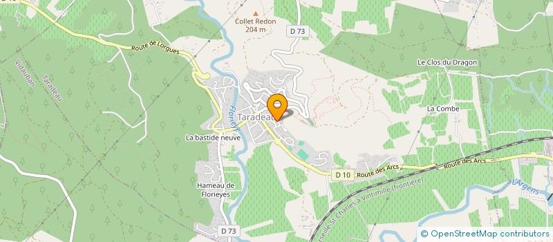 localisation de l'entreprise MONSIEUR DOMINIQUE VALLET  TARADEAU