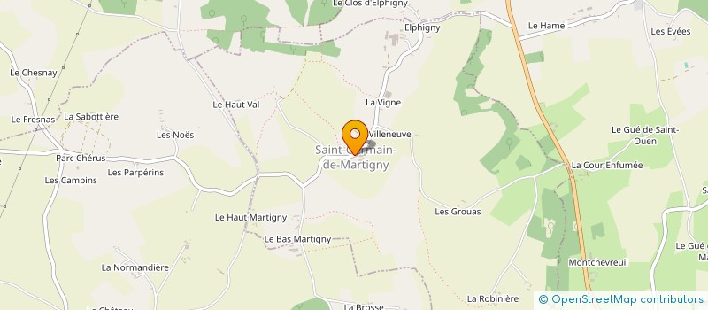 localisation de l'entreprise MONSIEUR DOMINIQUE VASSEUR à SAINT-GERMAIN-DE-MARTIGNY