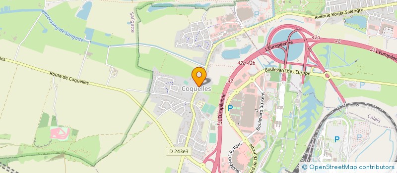 localisation de l'entreprise MONSIEUR DOMINIQUE VASSEUR  COQUELLES