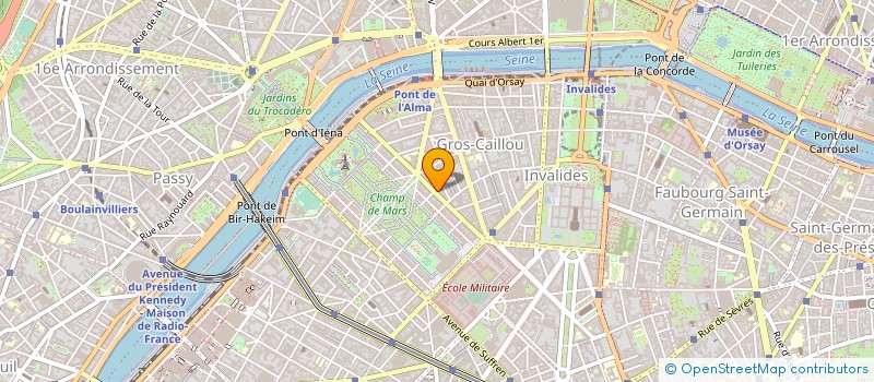 localisation de l'entreprise MONSIEUR DOMINIQUE VAUDOYER  PARIS