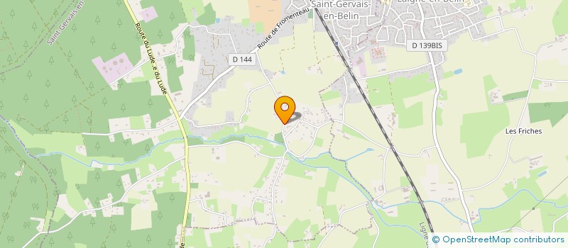 localisation de l'entreprise MONSIEUR DOMINIQUE VAUMORON  SAINT-GERVAIS-EN-BELIN