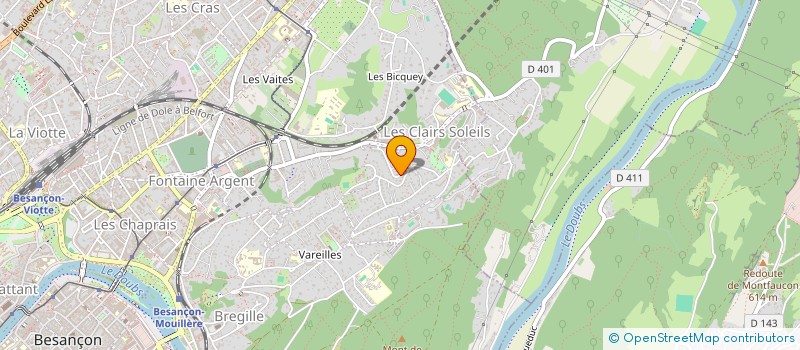 localisation de l'entreprise MONSIEUR DOMINIQUE VAURS  BESANCON