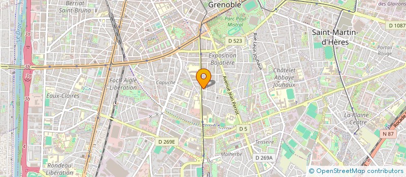 localisation de l'entreprise MONSIEUR DOMINIQUE VAUTHIER à GRENOBLE