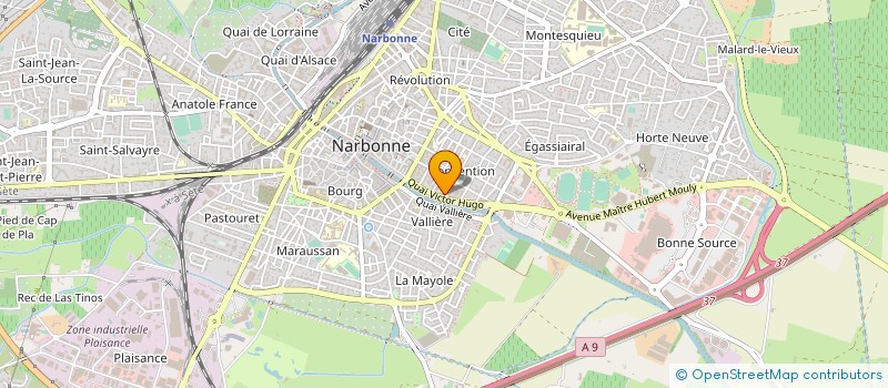 localisation de l'entreprise MONSIEUR DOMINIQUE VAUTHIER à NARBONNE