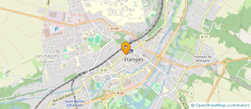 localisation de l'entreprise MONSIEUR DOMINIQUE VAYNE à ETAMPES