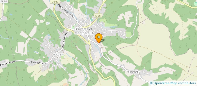 localisation de l'entreprise MONSIEUR DOMINIQUE VELLEINE à BRUYERES ET MONTBERAULT