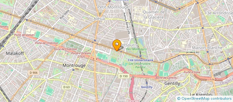 localisation de l'entreprise MONSIEUR DOMINIQUE VENDEGOU  PARIS