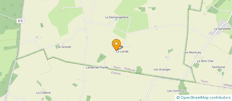 localisation de l'entreprise MONSIEUR DOMINIQUE VENEAULT  ARTANNES-SUR-INDRE