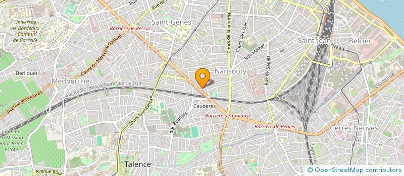 localisation de l'entreprise MONSIEUR DOMINIQUE VENIER à BORDEAUX