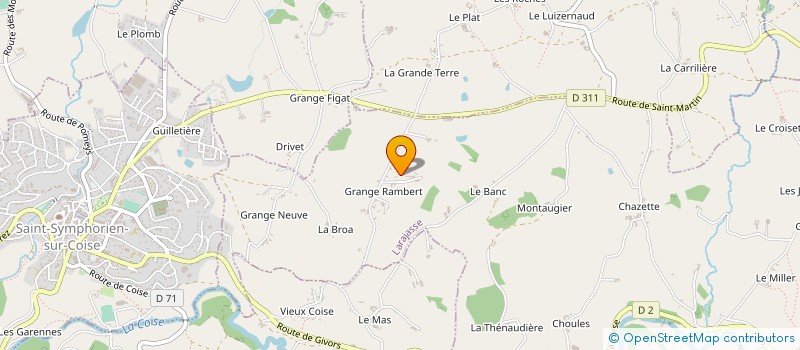 localisation de l'entreprise MONSIEUR DOMINIQUE VERICEL  LARAJASSE