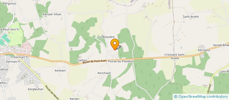 localisation de l'entreprise MONSIEUR DOMINIQUE VERITE à TREGUNC