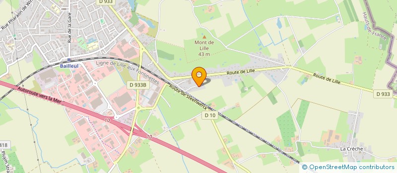 localisation de l'entreprise MONSIEUR DOMINIQUE VERLYCK à BAILLEUL