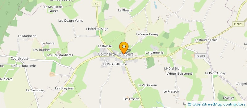 localisation de l'entreprise MONSIEUR DOMINIQUE VERNEL à PERCHE-EN-NOCE