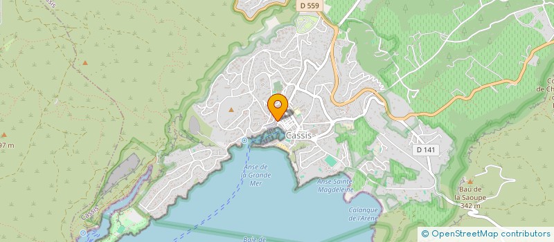 localisation de l'entreprise MONSIEUR DOMINIQUE VERNOUX à CASSIS
