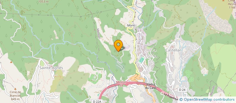 localisation de l'entreprise MONSIEUR DOMINIQUE VERSACE  MENTON