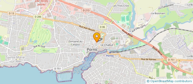 localisation de l'entreprise MONSIEUR DOMINIQUE VERSARY  PORNIC