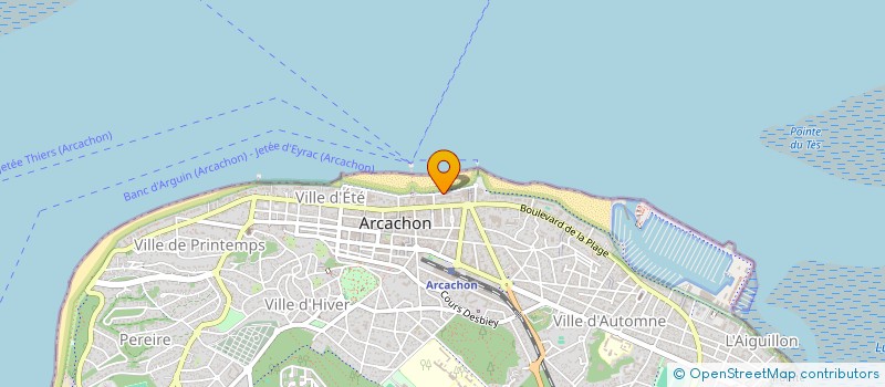localisation de l'entreprise MONSIEUR DOMINIQUE VESCHAMBRE à ARCACHON