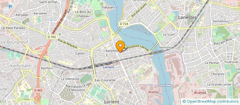 localisation de l'entreprise MONSIEUR DOMINIQUE VESTIA à LORIENT