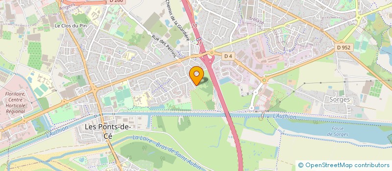 localisation de l'entreprise MONSIEUR DOMINIQUE VETAULT  LES PONTS DE CE