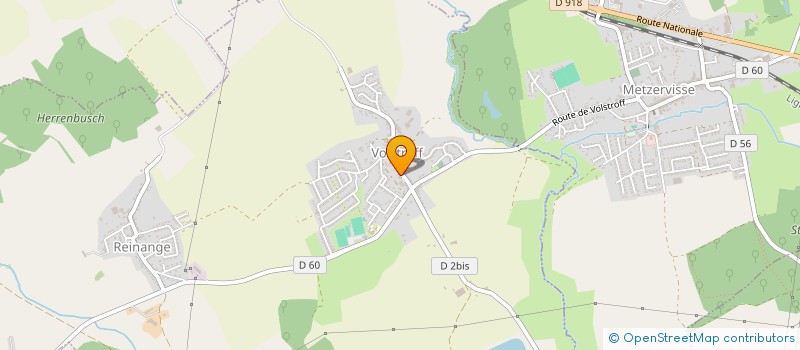 localisation de l'entreprise MONSIEUR DOMINIQUE VEYNAND  VOLSTROFF